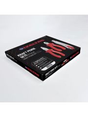 İzeltaş 3'lü Kraft Pense Seti 3 Parça Kraft Pense 160MM Kraft Yan Keski 160MM Maket Bıçağı 13000 005651