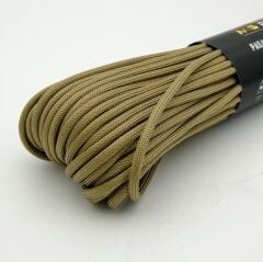 Polyester Paracord İp 4 mm Bej Renk 30 Metre