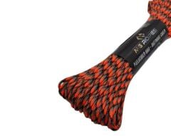 Polyester Paracord İp 4 mm Turuncu Gri Renk 30 Metre