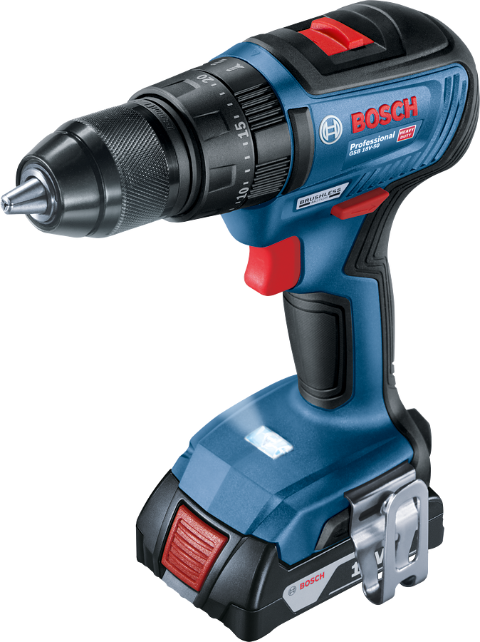 Bosch Professional GSB 18V-50 Akülü Darbeli Delme/Vidalama Makinesi