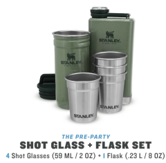 Stanley Adventure Çelik Shot Bardak ve Matara Seti 10-01883-034