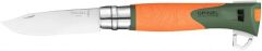 Opinel Inox Explore Terre No 12 Paslanmaz Çelik Çakı (Turuncu) OP-001974