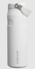 Stanley IceFlow™ Aerolight™ Flip Straw 2.0 Pipetli Su Şişesi, 0.7 Litre, Beyaz (Frost) 10-11283-144