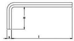 Kıvılcım Çıkarmaz 11 mm Ex-Proof Allen Anahtar ( Altı Köşe ) T-BRZ207111