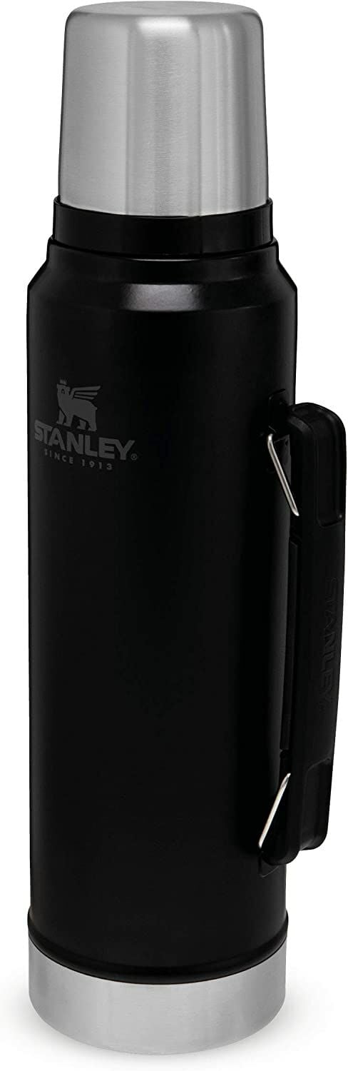 Stanley Klasik Vakumlu Çelik Termos 1 Lt MATTE BLACK 10-08266-002