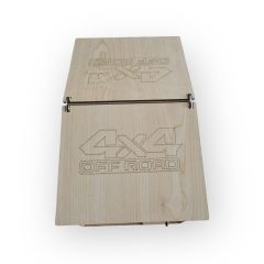 Ahşap Oyuncak Garaj Açılır Çatı ve Kapılı