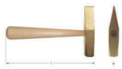 Kıvılcım Çıkarmaz Ex-Proof 38 x 385 mm / 1550g Kesicili Çekiç T-BRZ10158
