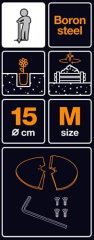 Fiskars 134720-1000638 Quikdrill™ Toprak Burgusu M