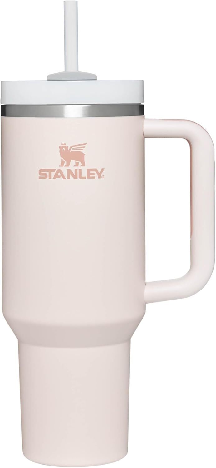 Stanley Quencher Pipetli Termos Bardak, 1.18 Litre, Pembe Kuvars(Rose Quartz) 10-13230-023