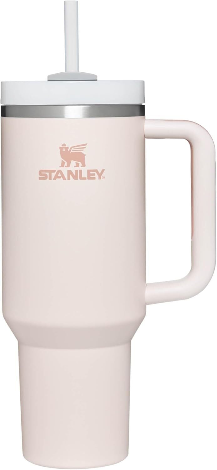 Stanley Quencher Pipetli Termos Bardak, 1.18 Litre, Pembe Kuvars(Rose Quartz) 10-13230-023