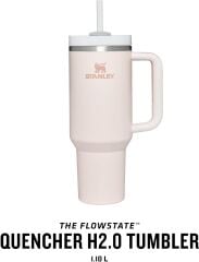 Stanley Quencher Pipetli Termos Bardak, 1.18 Litre, Pembe Kuvars(Rose Quartz) 10-13230-023