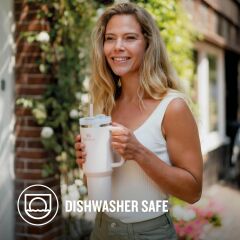 Stanley Quencher Pipetli Termos Bardak, 1.18 Litre, Pembe Kuvars(Rose Quartz) 10-13230-023