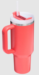 Stanley Quencher Pipetli Termos Bardak Hot Coral 1.18 Lt 10-10825-018
