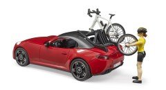 Bruder Roadster Araba & Bisiklet Ve Sürücüsü BR03485