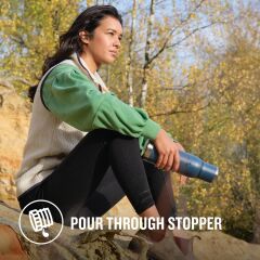 Stanley The Adventure To-Go Bottle Siyah 1 lt 10-10819-010