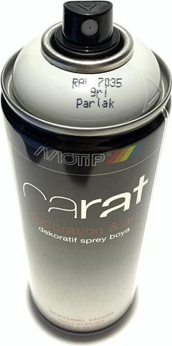 Motip sprey boya parlak gri ral7035 400 ml
