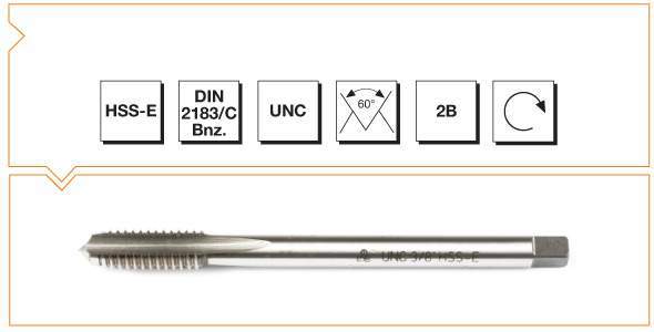7/16''X14 UNC NORM.VİD.DÜZ MAK.KLAV.2183/C MTE