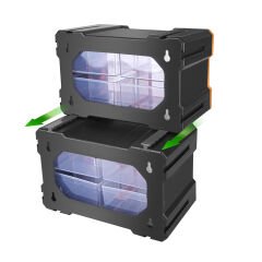 Süper Bag Modüler Monoblok 2 Çekmece Seti Organizer Asr6012