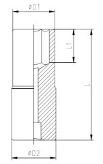 İzeltaş 1/4'' derin lokma anahtar 06mm 1107064006
