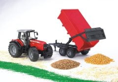 Bruder Massey Ferguson 7480 Traktör & Römork BR02045