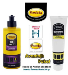 Farecla G3 Wax Premium 250ml + Üniversal Pasta 200gr