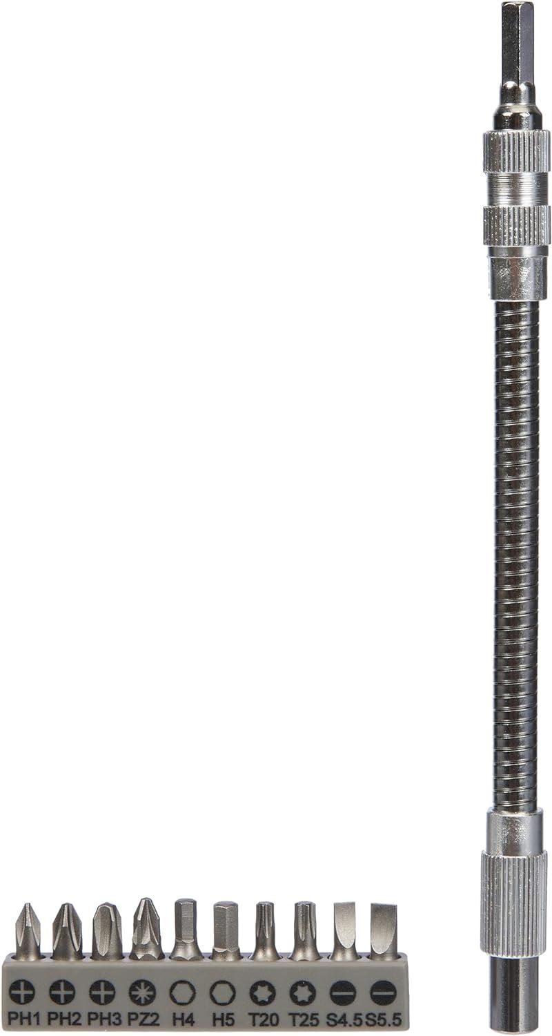 Bosch 11 Parça Metal Vidalama Ucu Seti + Uzatma Adaptörü 200mm - 2608522376