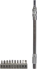 Bosch 11 Parça Metal Vidalama Ucu Seti + Uzatma Adaptörü 200mm - 2608522376