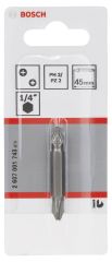 Bosch - Çift Taraflı Vidalama ucu PH2xPZ2*45 mm 1'li