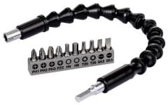 Bosch 10 Parça Vidalama+Uzatma Adaptörü Plastik - 2608522377