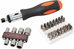 Black+Decker A7062 40 Parça Cırcırlı Set Tornavida