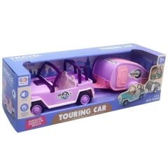 Birlik Oyuncak Çekme Karavan Sesli Safari Araba SS113A-SS113C
