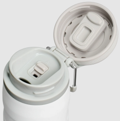 Stanley The IceFlow™ Twist & Flip Termos Su Şişesi, Beyaz (Frost), 0.47 Litre 10-12106-080