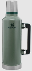 Stanley Classic Legendary Vakumlu Çelik Termos, Yeşil (Hammertone Green), 2.3 Litre