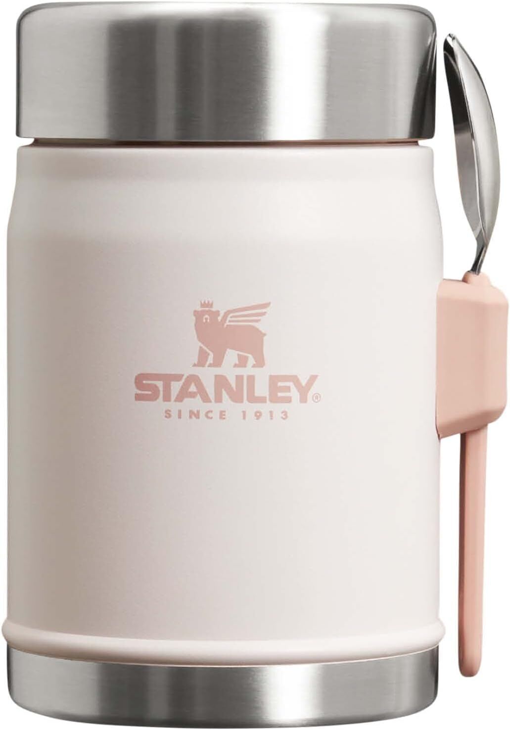 Stanley Classic Legendary Yemek Termosu, Pembe Kuvars (Rose Quartz), 0.4 Litre 10-09382-106