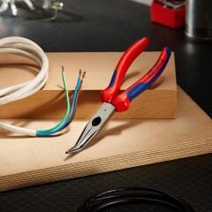 Knipex İzoleli Kargaburun Eğri 200mm 2622200