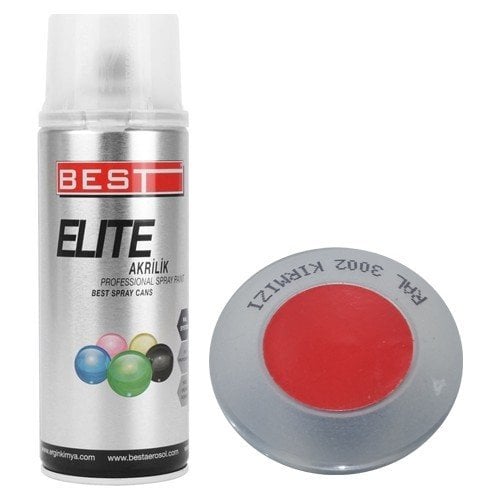 Best Elite Sprey Boya Ral 3002 Bayrak Kırmızı 400ML