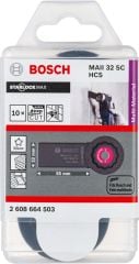 Bosch - Starlock Max - MAII 32 SC - HCS Üniversal Derz ve Macun Kesici Testere Bıçağı (Japon Bıcagı) 10'lu