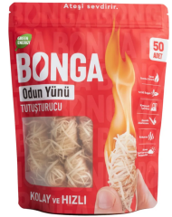 Bonga Barbekü Tutuşturucu %100 Doğal - 50 Adet (700 Gr)