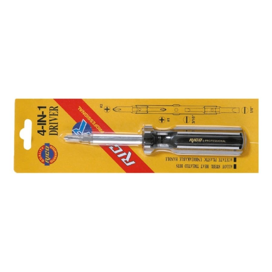 Rico 4-İn-1 Şeffaf Tornavida Siyah 003-Rc1041