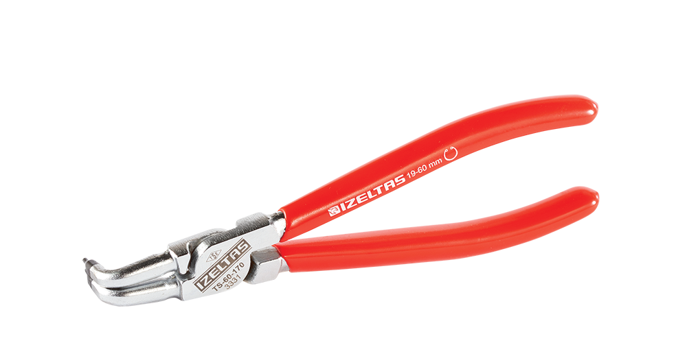 İzeltaş 3331 12 0290 İç Segman Pensesi Yaysız Eğri 290 Mm