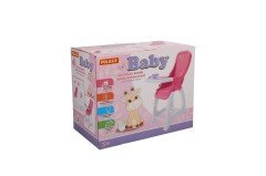 Demonte takım-oyuncak bebek için mama sandalyesi ''Bebi'' (kutuda)