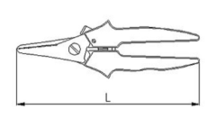 İzeltaş 6740 27 0190 Kombine Makas 190 mm