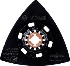 Bosch - Starlock - AVZ 90 RT10 - Carbide RIFF Zımpara Tabanı 100 Kum Kalınlığı 1'li