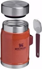 Stanley Klasik Paslanmaz Çelik Yemek Termosu Kaşıklı Hammertone Clay 0,40 LT 10-09382-108