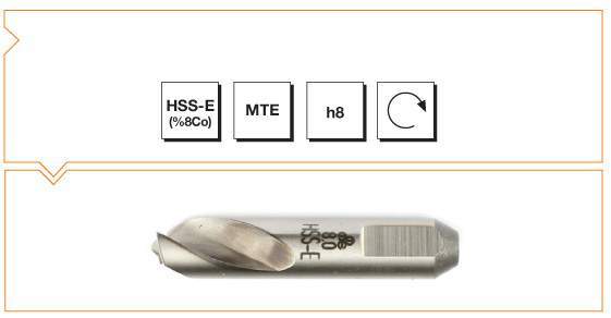 8 mm kaynak yeri matkap ucu kısa MTE