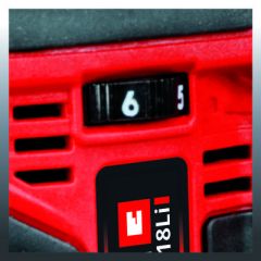 TE-RS 18 Li-Solo, Akülü Eksantrik Zımpara