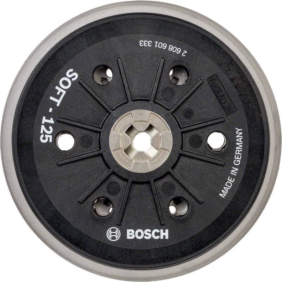 Bosch - 125 mm 5/16'' Çok Delikli Zımpara Tabanı Yumuşak