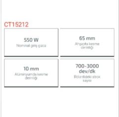CROWN DEKUPAJ TESTERE 710W CT15212