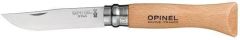 Opinel Inox 6 No Kayın Saplı Paslanmaz Çelik Çakı OP-123060