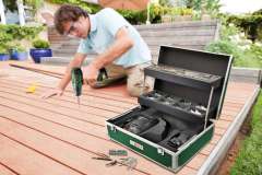 Bosch PSR 1800 LI-2 Akülü Delme-Vidalama Makinesi+ Systembox + 241 Parça Set